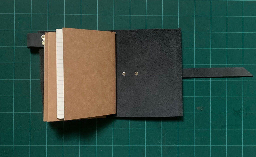 Suede Blue Leather Journal