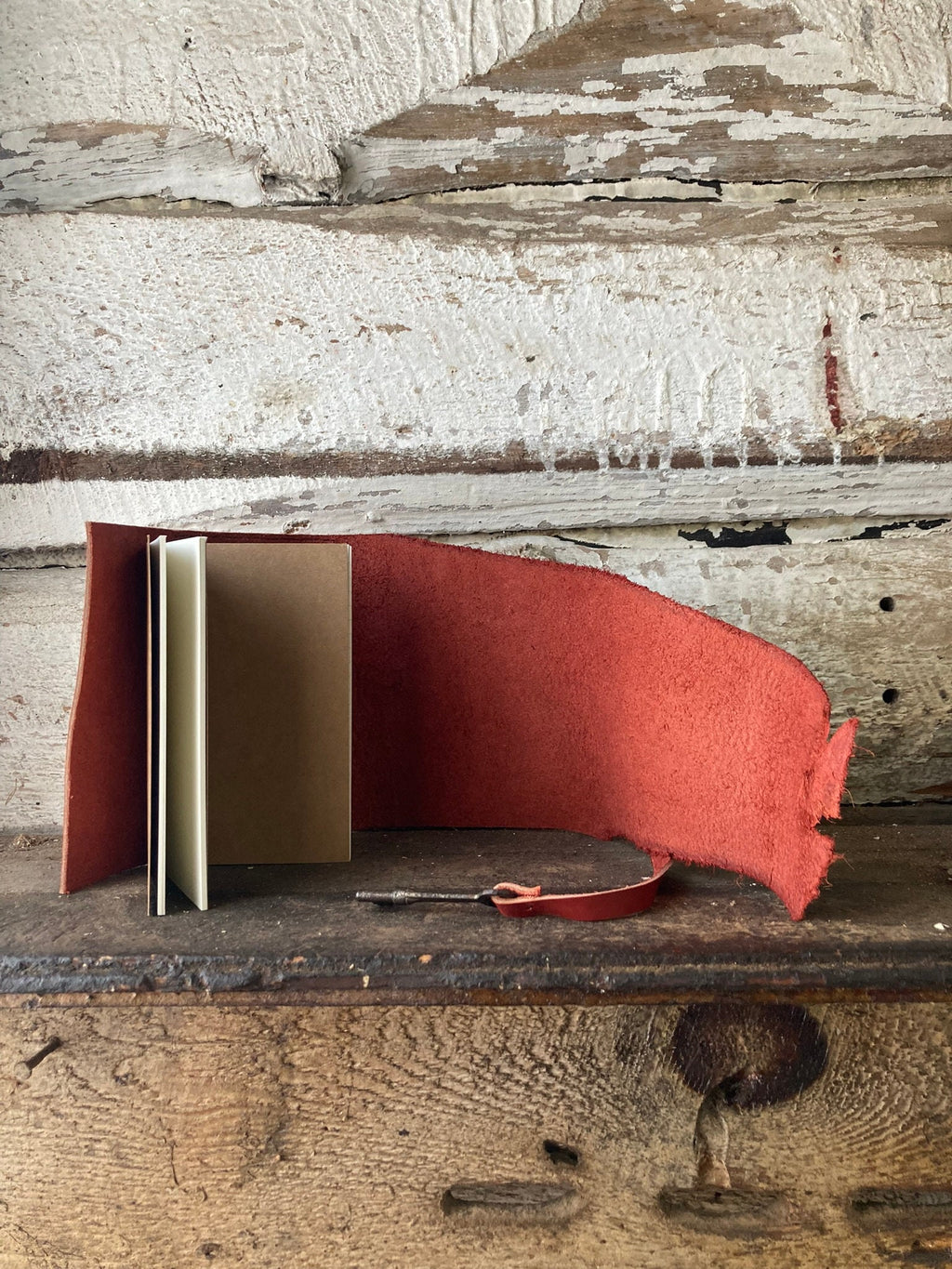 Red Leather Grimoire Journal