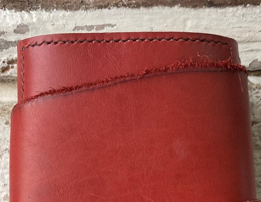 Red Leather Grimoire Journal
