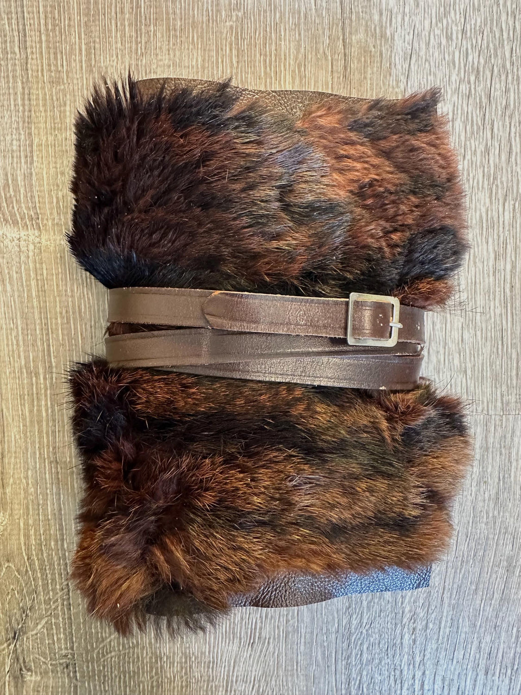 Handmade Fur Leather Journal