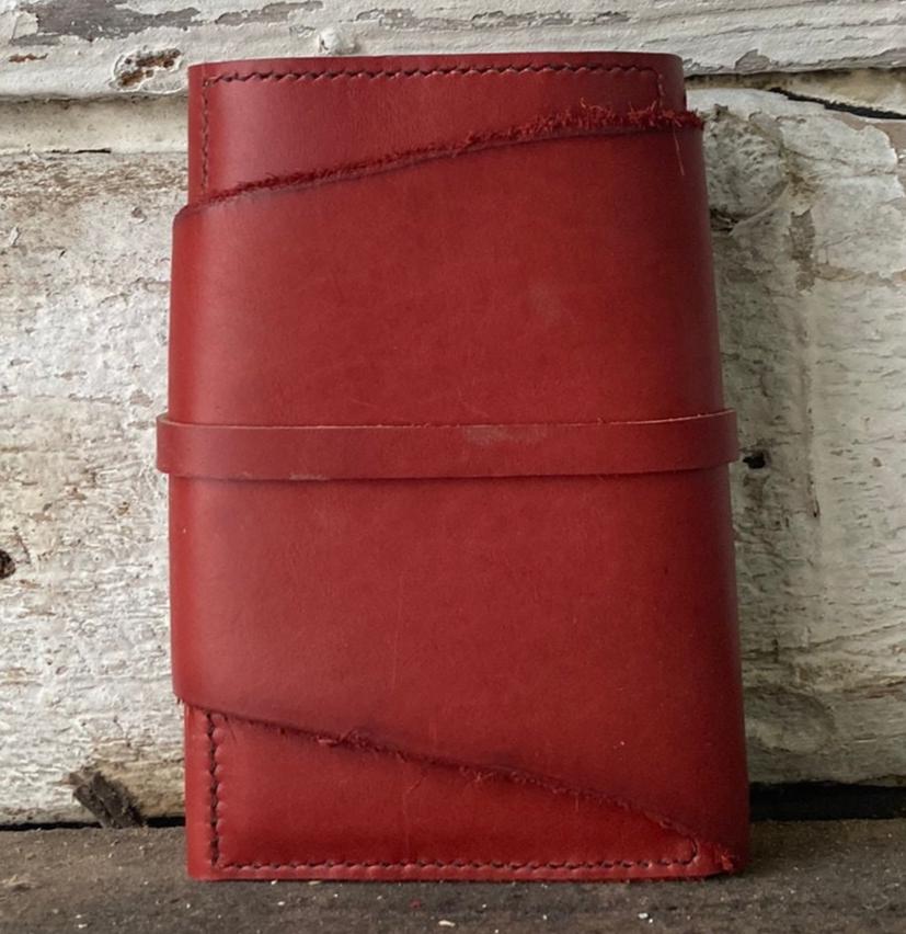 Red Leather Grimoire Journal