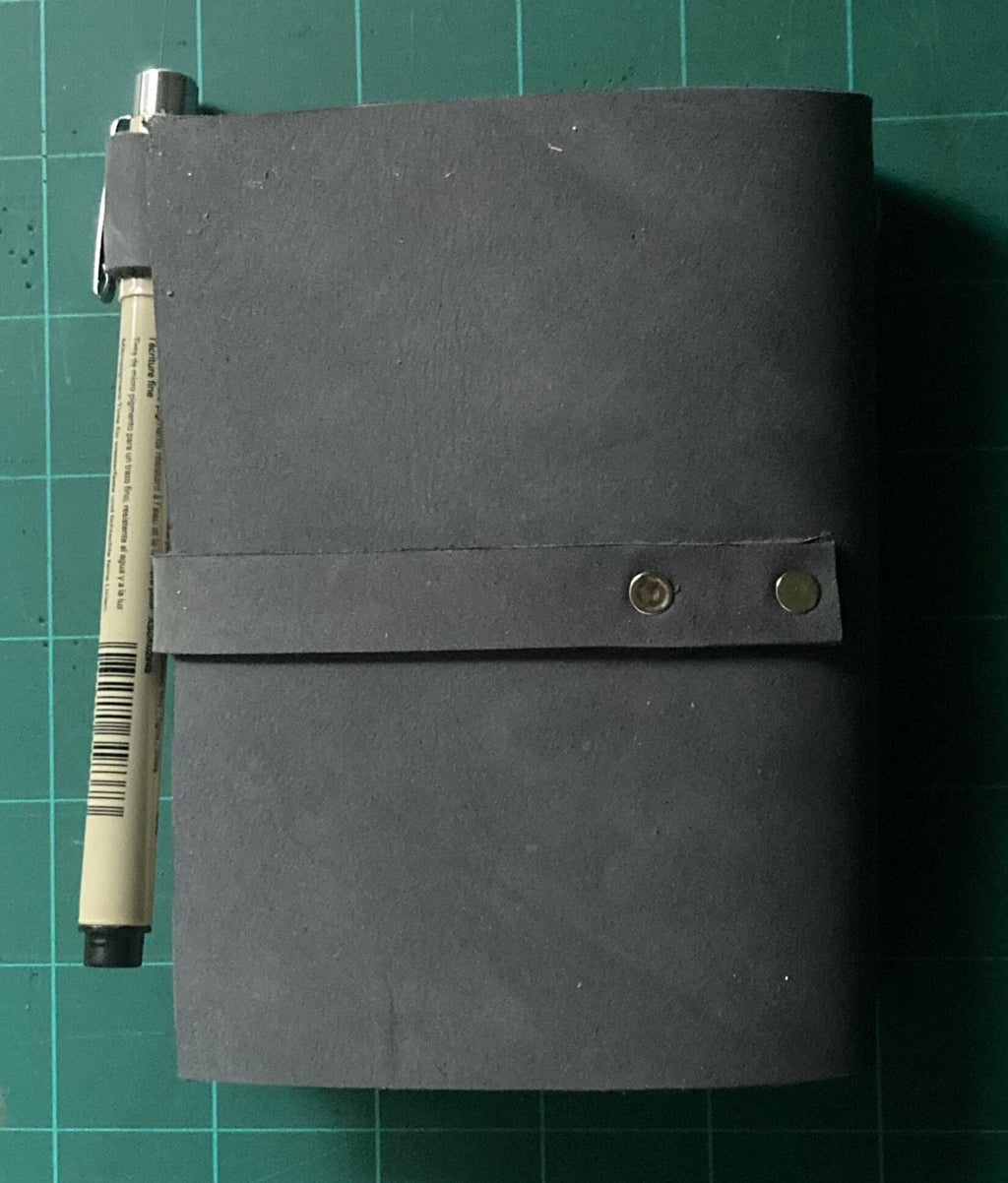 Suede Blue Leather Journal