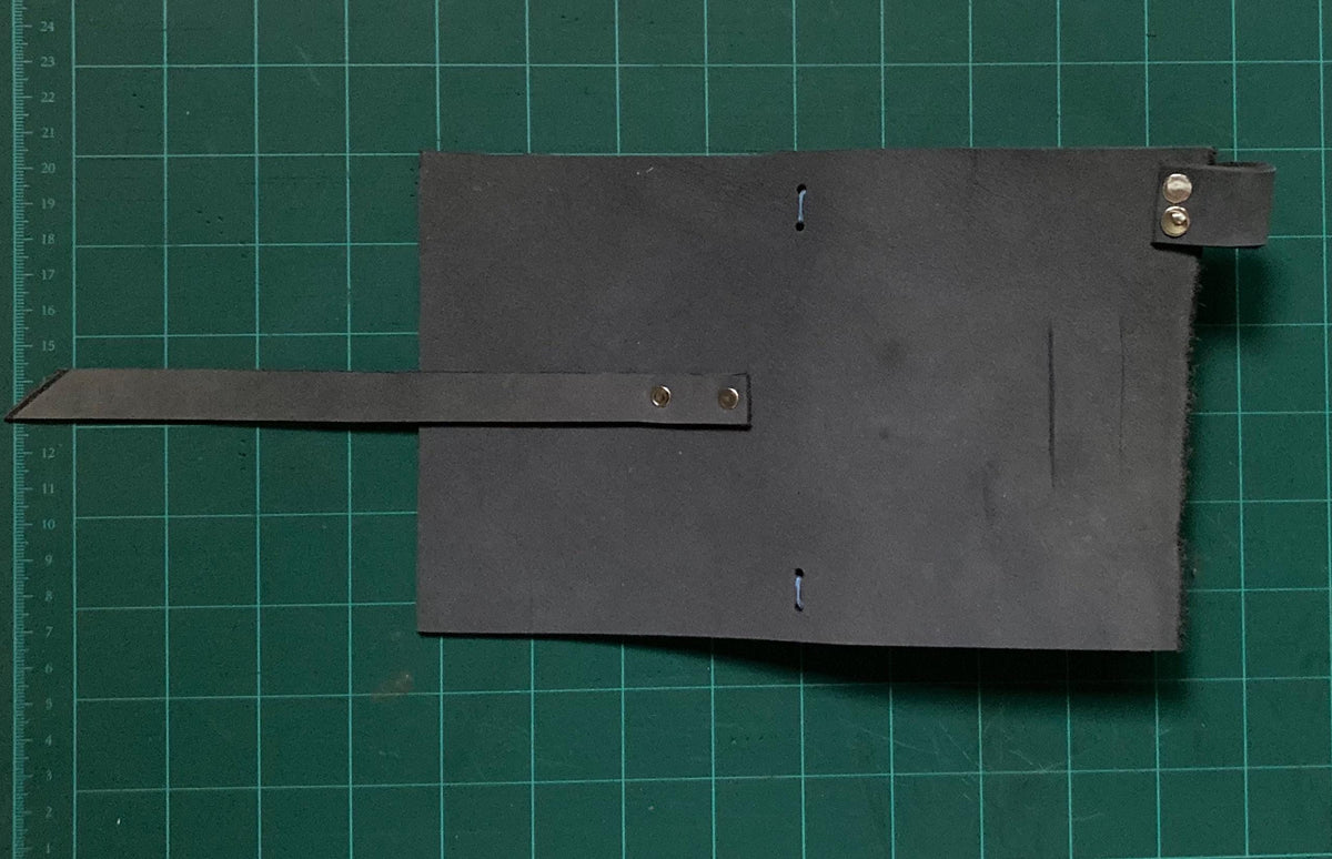 Suede Blue Leather Journal