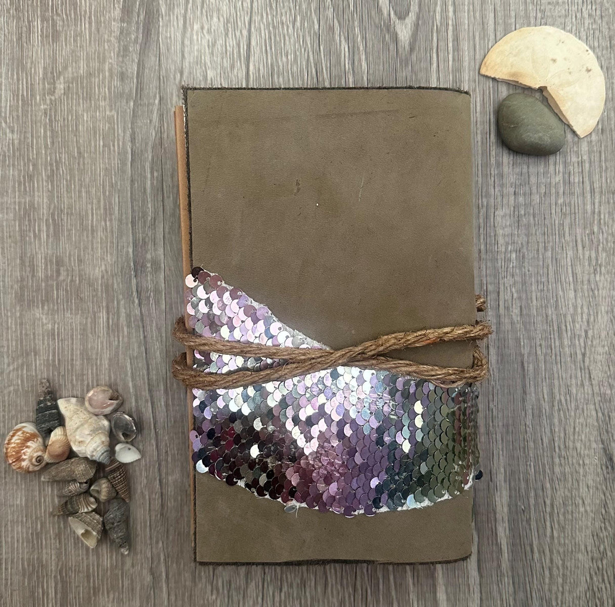 Mermaid Tail Leather Journal
