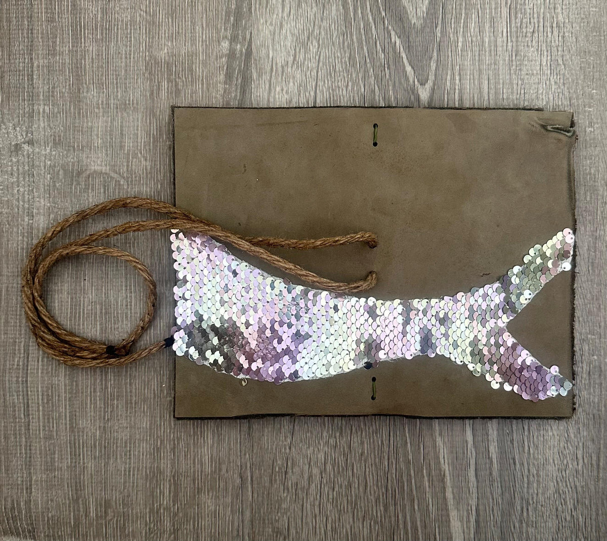 Mermaid Tail Leather Journal