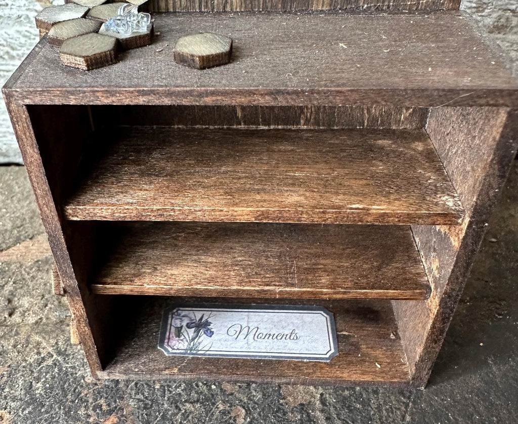 Rustic Book Counter