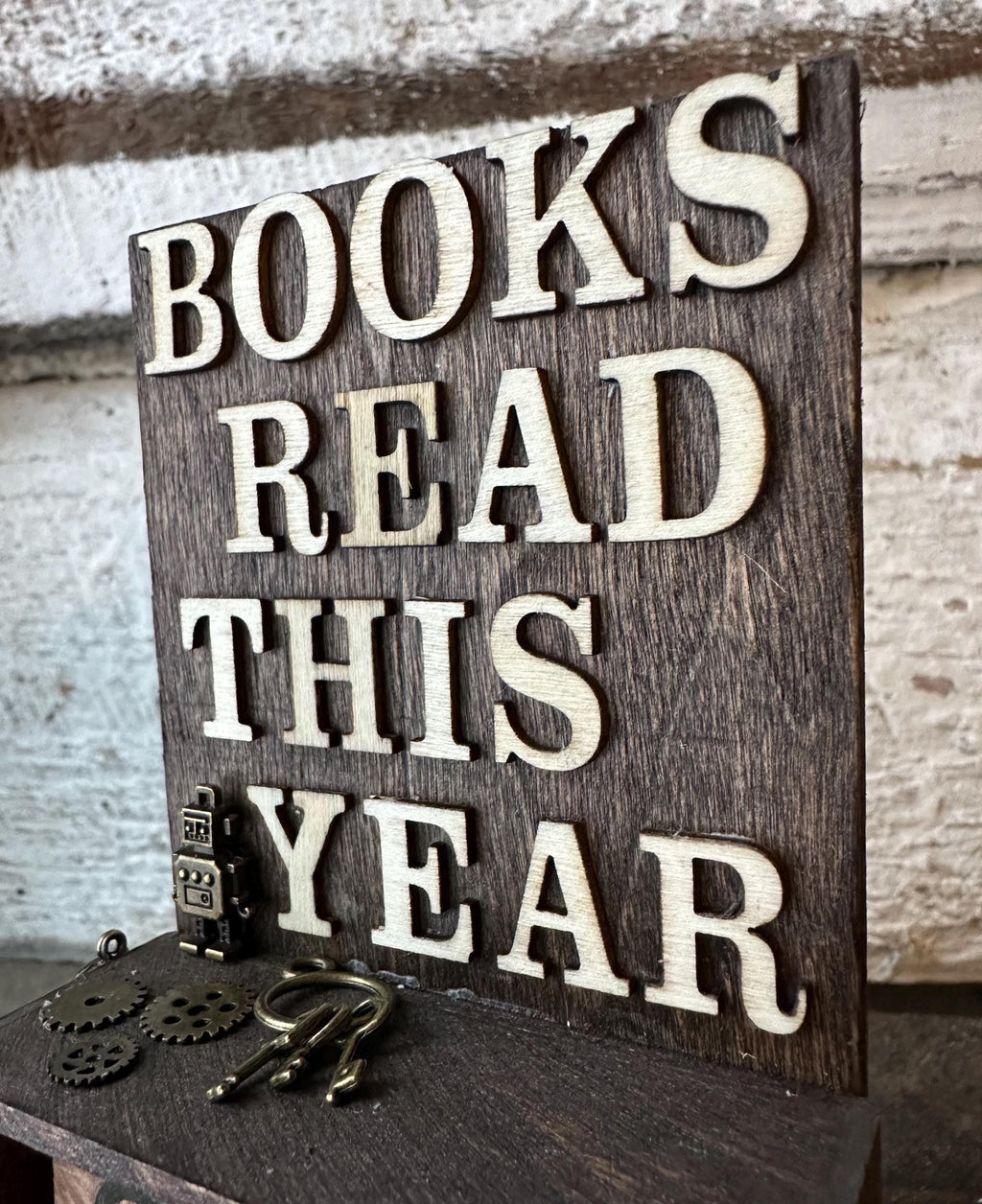 Mini Books Read Tracker Shelf