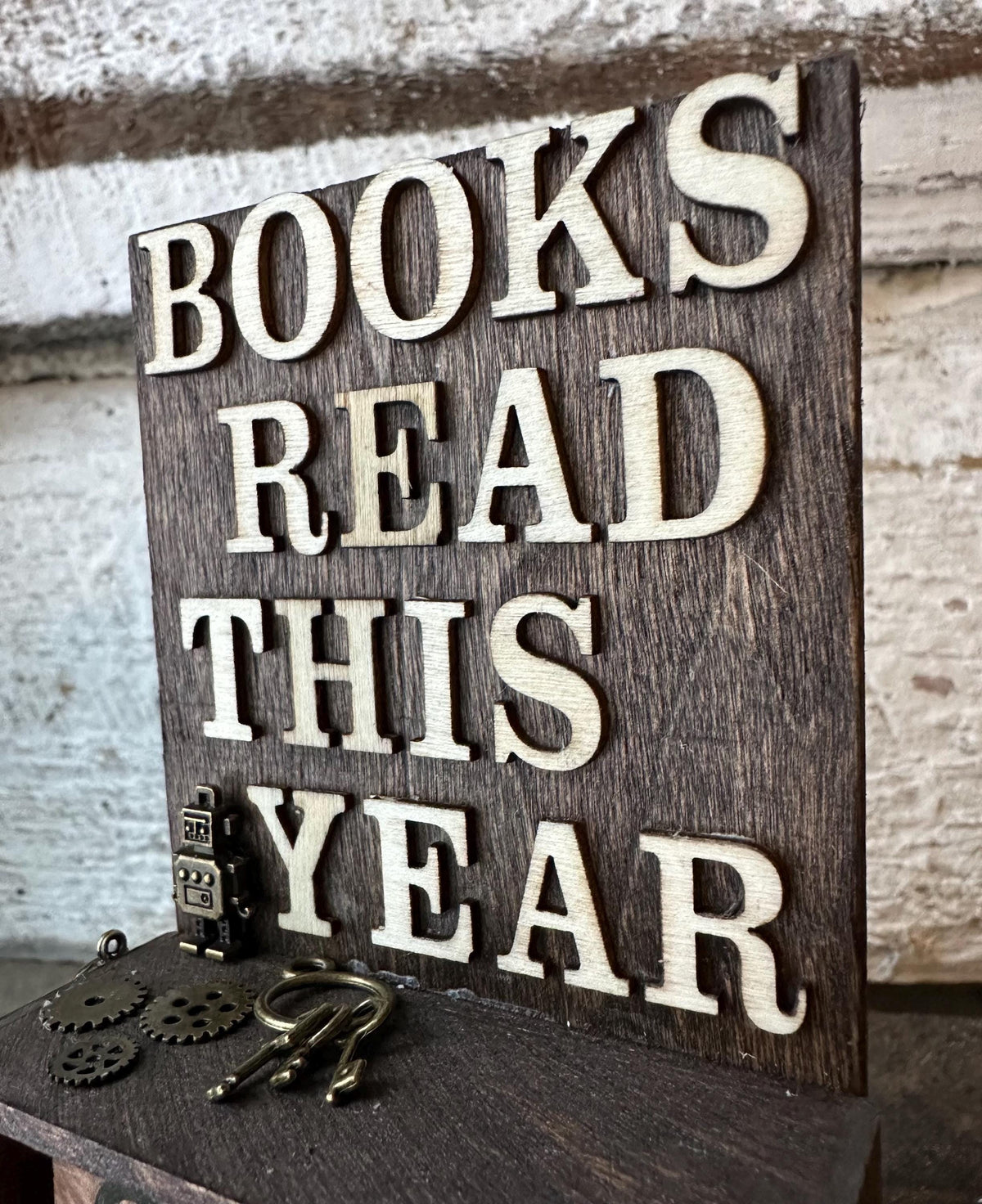Mini Books Read Tracker Shelf