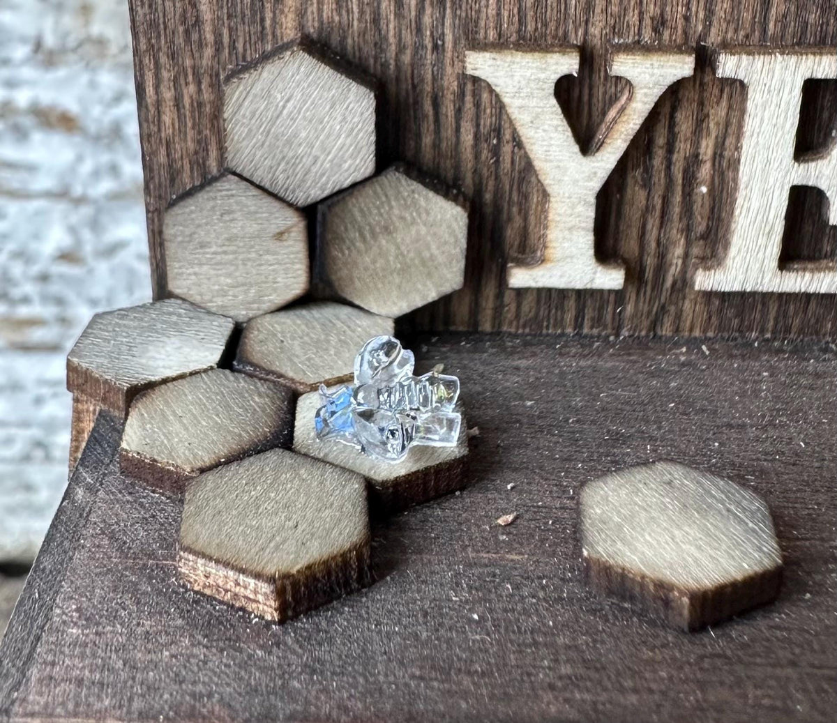 Rustic Book Counter