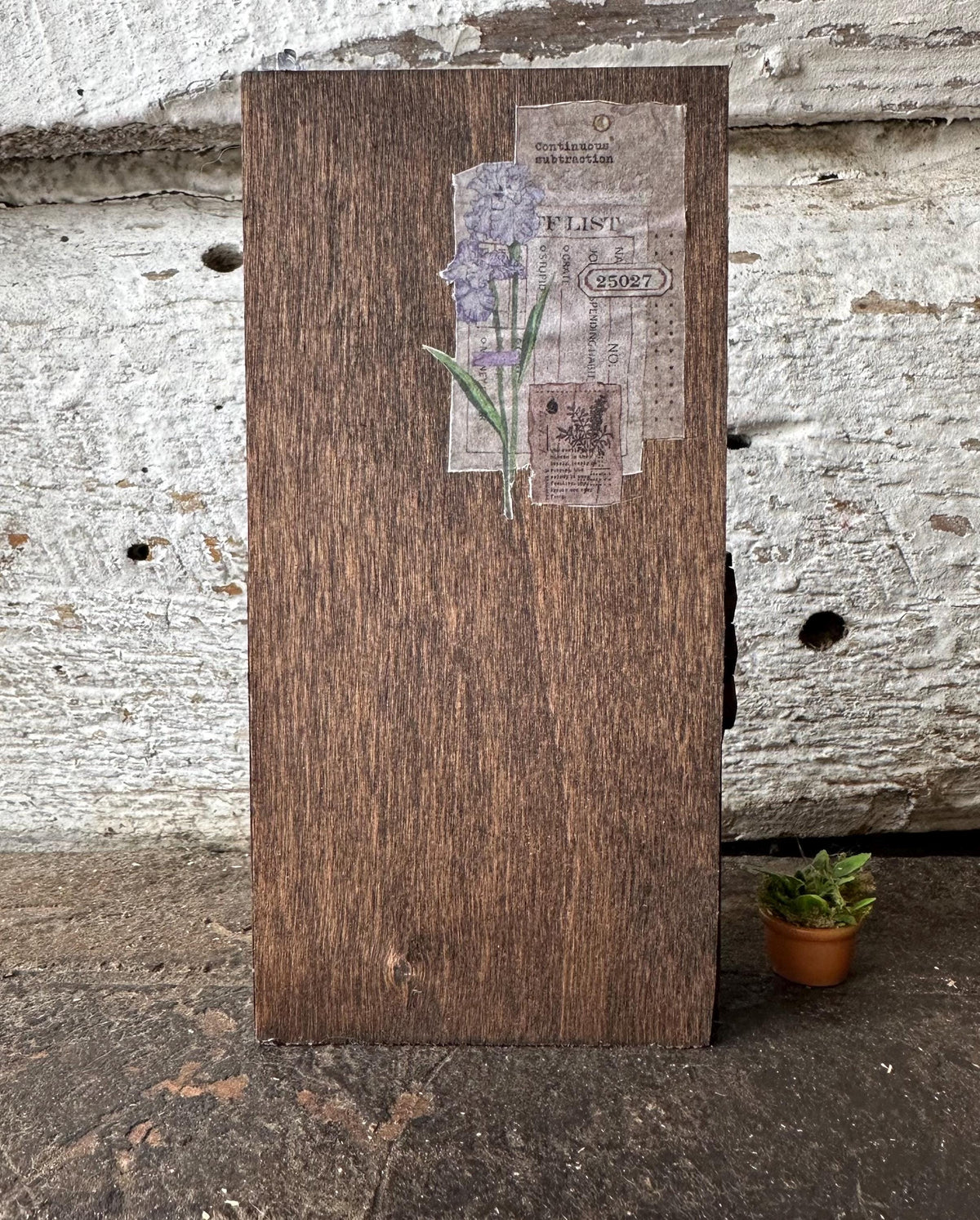 Rustic Book Counter